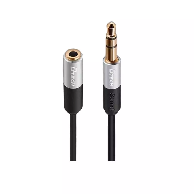 Dtech DT-T0217 1.5M M to F Stereo Audio Extension Cable