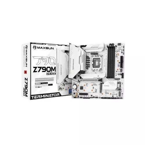 Maxsun Terminator Z790M D5 ICE WIFI DDR5 LGA1700 Motherboard