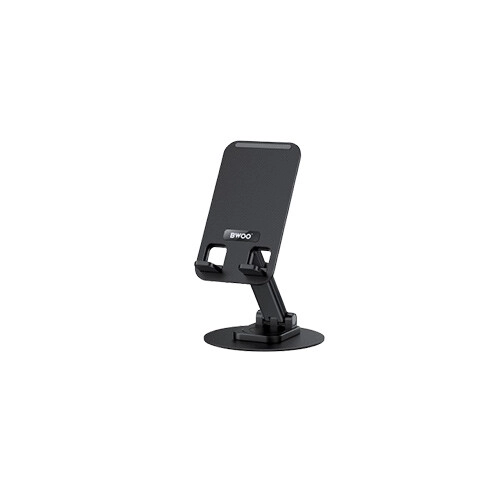 BWOO BO-ZJ132 Black 360 Degree Rotating Desktop Phone Holder