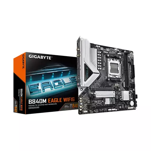 GIGABYTE B840M EAGLE WIFI6 DDR5 AMD AM5 Micro ATX Motherboard