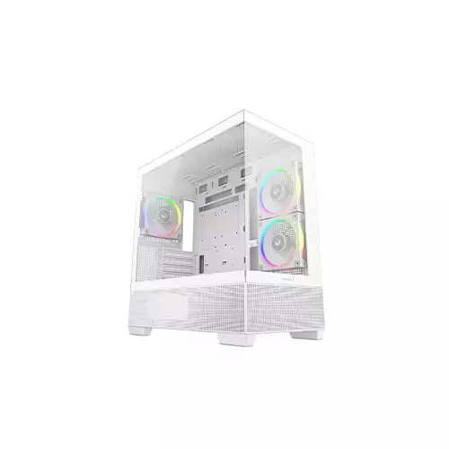 Deepcool CG380 3F WH Micro ATX Mid Tower White Casing