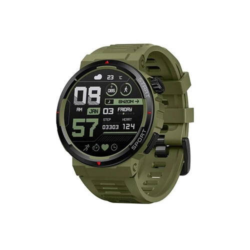 Zeblaze ARES 3 Plus AMOLED Bluetooth Calling Smart Watch (Wild Green)