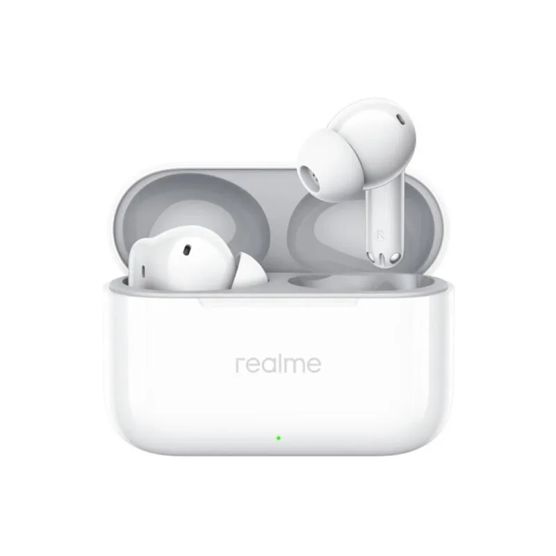 Realme Buds T200 ANC Bluetooth Earbuds (Snowy White)