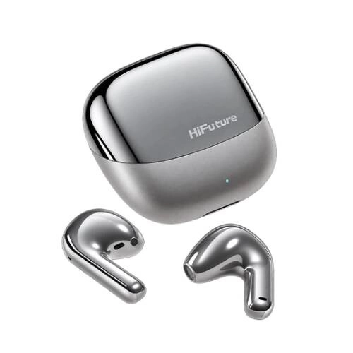 HiFuture ChromeBuds Silver Earbuds