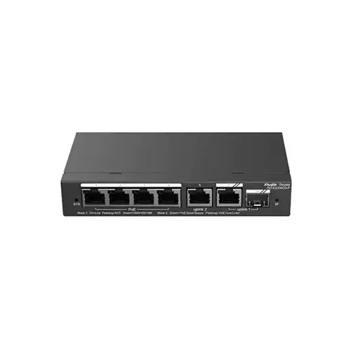 Ruijie RG-ES206GS-P 6-Port Gigabit Smart Cloud Managed PoE Switch