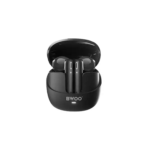 BWOO BO-BW98-BK Black Earbuds With ENC